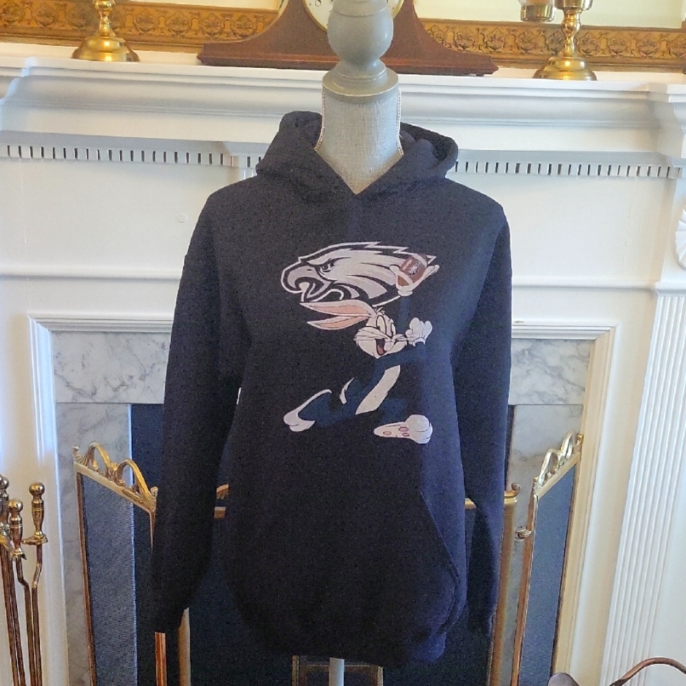 Vtg Rare Philadelphia Eagles Hoodie
